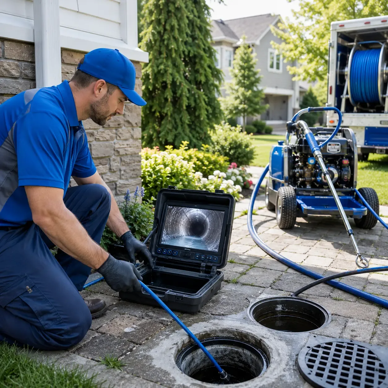Outdoor drain cleaning professionals serving Michie, TN